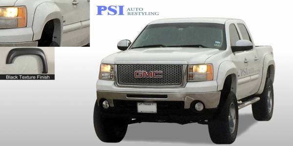 PSI - 2011 GMC Sierra 1500 Extension Style Textured Fender Flares