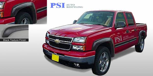 PSI - 2002 Chevrolet Silverado 1500 Extension Style Textured Fender Flares