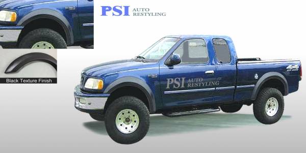 PSI - 2001 Ford F-150 Extension Style Textured Fender Flares