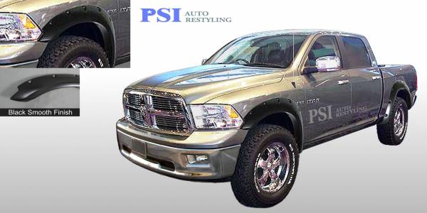 PSI - 2016 Dodge/RAM RAM 1500/1500 Pocket Rivet Style Smooth Fender Flares