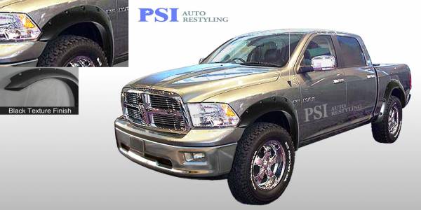 PSI - 2015 Dodge/RAM RAM 1500/1500 Pocket Rivet Style Textured Fender Flares