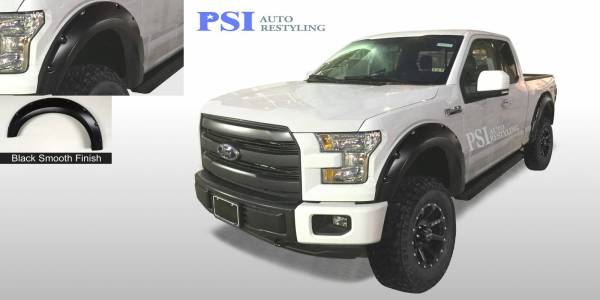 PSI - 2015 Ford F-150 Pocket Rivet Style Smooth Fender Flares