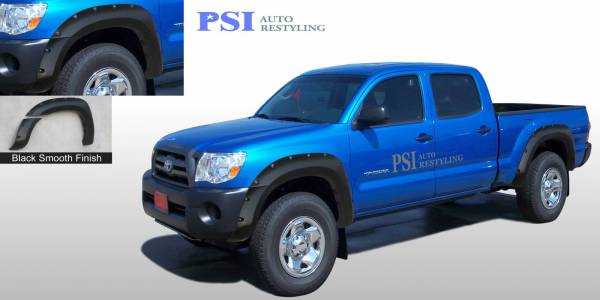 PSI - 2005 Toyota Tacoma Pocket Rivet Style Smooth Fender Flares