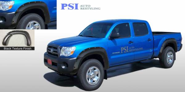 PSI - 2007 Toyota Tacoma Pocket Rivet Style Textured Fender Flares