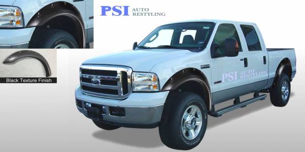 PSI - 2002 Ford F-250 Super Duty Pop-Out Style Textured Fender Flares