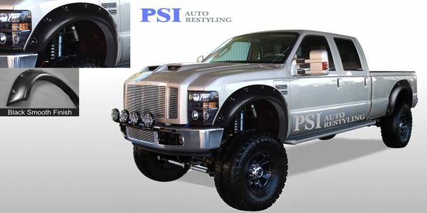 PSI - 2008 Ford F-250 Super Duty Pop-Out Style Smooth Fender Flares