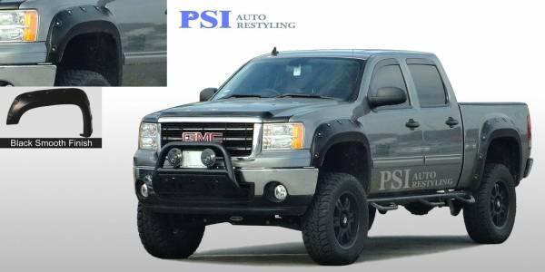 PSI - 2007 GMC Sierra 1500 Pop-Out Style Smooth Fender Flares