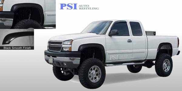 PSI - 2006 Chevrolet Silverado 1500 Rugged Style Smooth Fender Flares