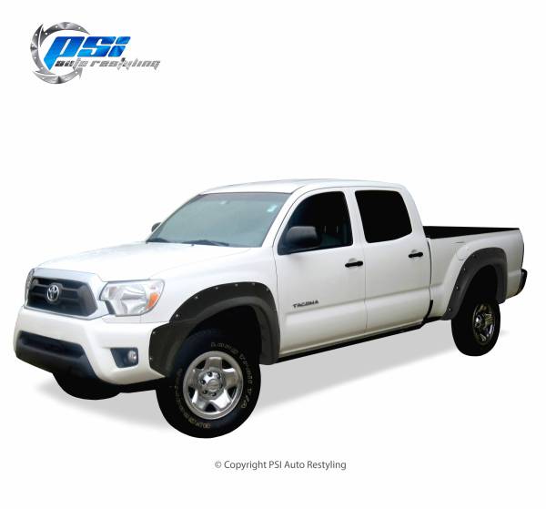 PSI - 2013 Toyota Tacoma Pocket Rivet Style Textured Fender Flares