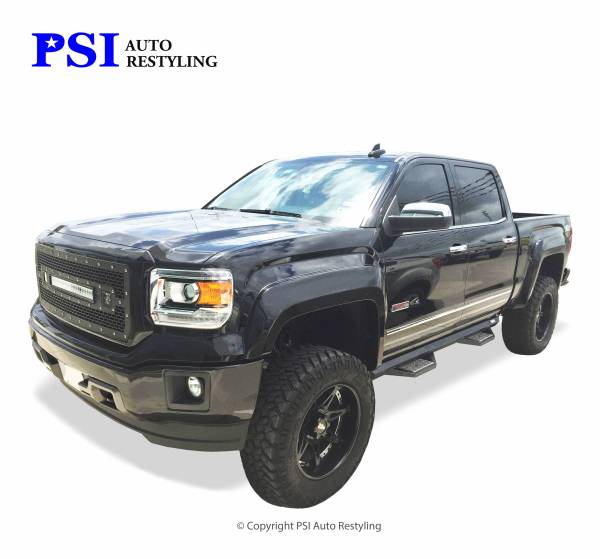 PSI - 2014 GMC Sierra 1500 Extension Style Smooth Fender Flares