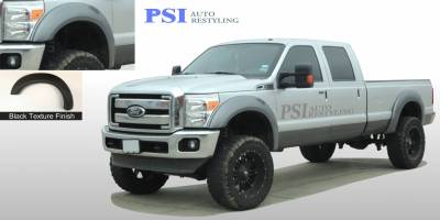 2011 Ford F-250 Super Duty Extension Style Textured Fender Flares