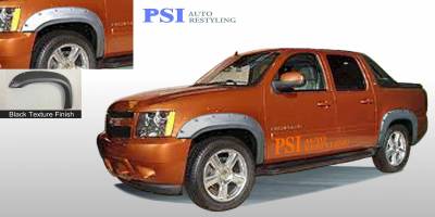 2007 Chevrolet Avalanche Pocket Rivet Style Textured Fender Flares