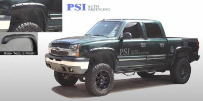 1999 Chevrolet Silverado 1500 Pocket Rivet Style Textured Fender Flares