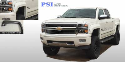 2014 Chevrolet Silverado 1500 Pocket Rivet Style Smooth Fender Flares