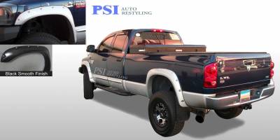 2002 Dodge RAM 1500 Pocket Rivet Style Smooth Fender Flares