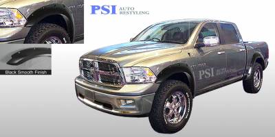 2009 Dodge/RAM RAM 1500/1500 Pocket Rivet Style Smooth Fender Flares