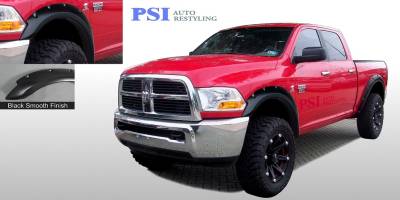 2010 Dodge/RAM RAM 2500/ 2500 Pocket Rivet Style Smooth Fender Flares