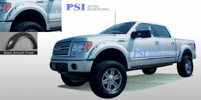 2009 Ford F-150 Pocket Rivet Style Smooth Fender Flares