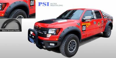 2009 Ford F-150 RAPTOR Pocket Rivet Style Smooth Fender Flares