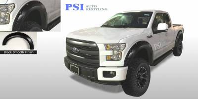 2015 Ford F-150 Pocket Rivet Style Smooth Fender Flares