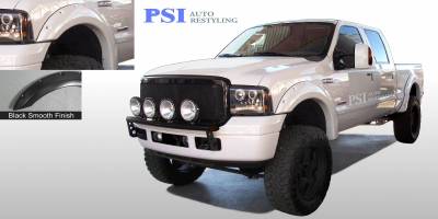 1999 Ford F-250 Super Duty Pocket Rivet Style Smooth Fender Flares