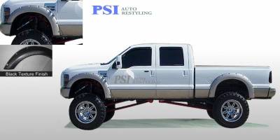 2008 Ford F-250 Super Duty Pocket Rivet Style Textured Fender Flares