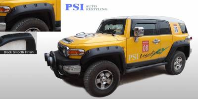 2007 Toyota FJ Cruiser Pocket Rivet Style Smooth Fender Flares