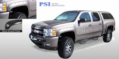 2008 Chevrolet Silverado 1500 Pocket Rivet Style Smooth Fender Flares