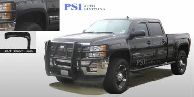 2007 Chevrolet Silverado 1500 Pocket Rivet Style Smooth Fender Flares