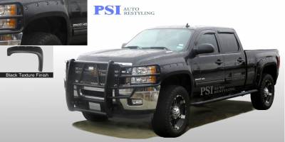 2008 Chevrolet Silverado 1500 Pocket Rivet Style Textured Fender Flares