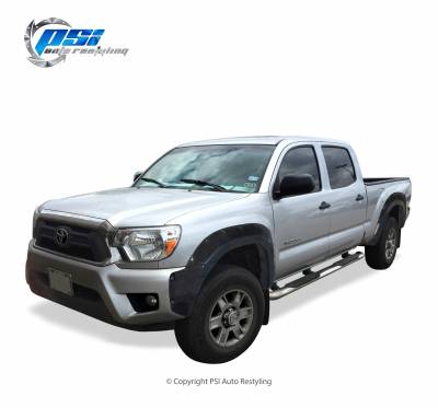 2012 Toyota Tacoma Pocket Rivet Style Smooth Fender Flares