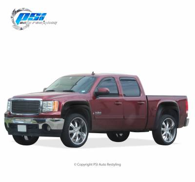 PSI - 2011 GMC Sierra 1500 Extension Style Textured Fender Flares - Image 2