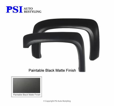 PSI - 2011 Chevrolet Silverado 3500 Extension Style Smooth Fender Flares - Image 3