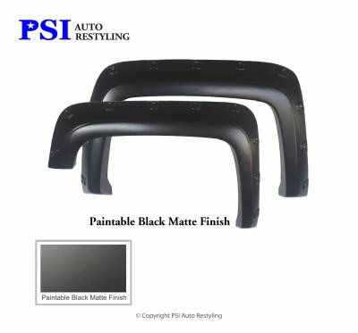 PSI - 2014 GMC Sierra 1500 Pop-Out Style Smooth Fender Flares - Image 3