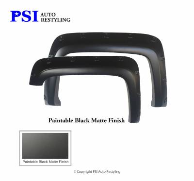 PSI - 2015 GMC Sierra 2500 Pop-Out Style Smooth Fender Flares - Image 3